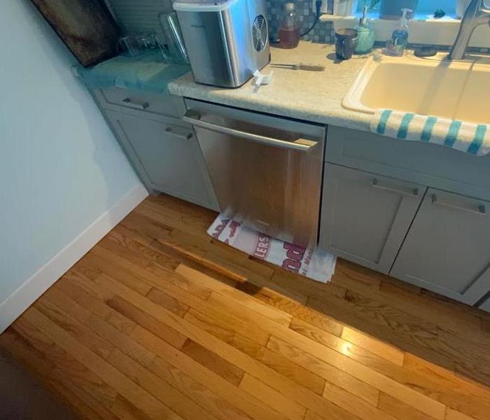 dishwasher in kitchen that was the cause of loss 